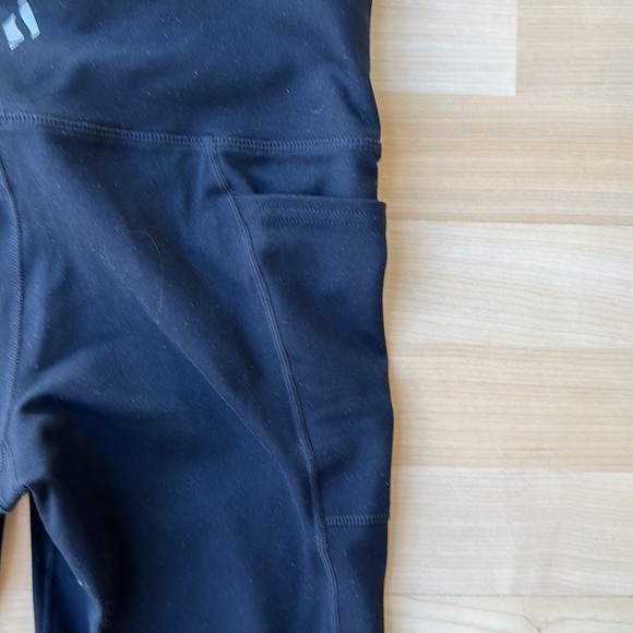 Skechers Women's Biker Shorts Black Size M High-Waisted Activewear - Picture 3 of 4